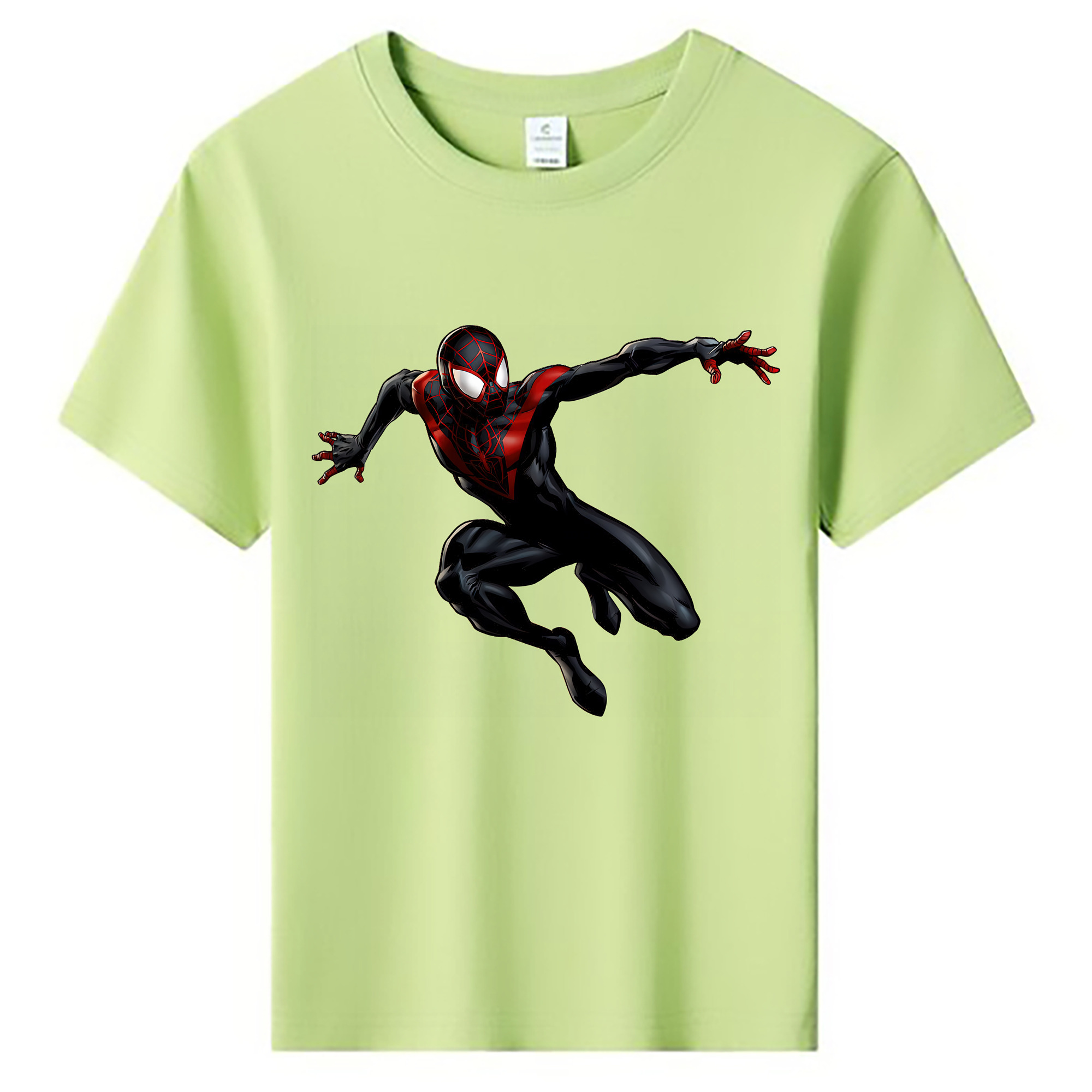 （画像用） Spider Man スパイダーマン 綿100％キッズTシャツ（フロントプリント）